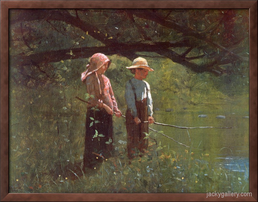 Fishing By Winslow Homer